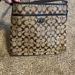 Brown coach crossbody